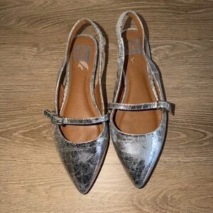 DV by Dolce Vita Metallic Slingback Flats